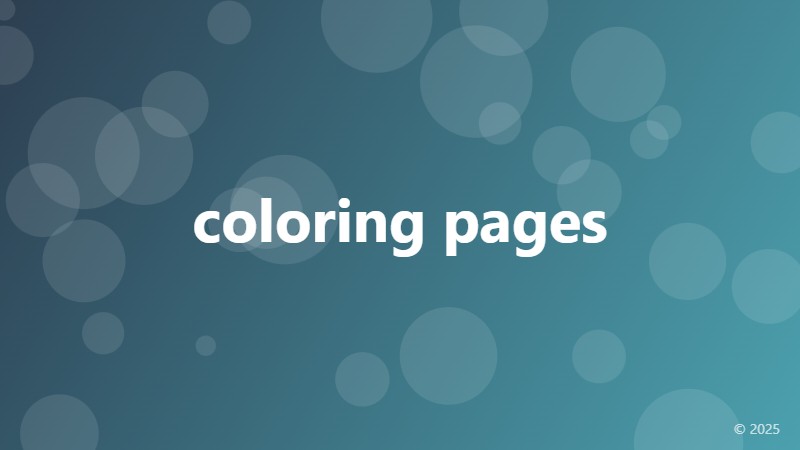 coloring pages